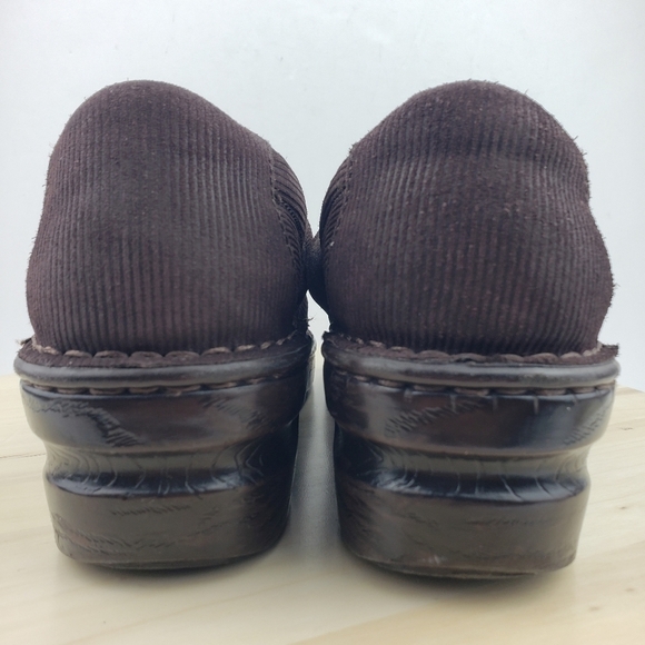 B.O.C. Corduroy Clog Shoes Women's Size 10M Brown Comfort Slip on Retro Boho - Picture 4 of 15